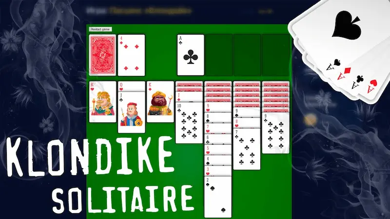 Klondike là một trò chơi bài giải trí rất hấp dẫn